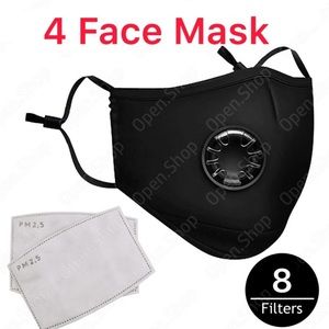 4 Washable face mask (8 free pm2.5 filters)